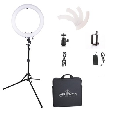 Impressions Vanity 18'' Bi-Color LED Studio Ring Light