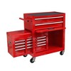8-drawer rolling toolbox with wheels, large capacity lockable tool storage cabinet, garage warehouse workshop toolbox manager - 4 of 4