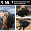65L Large Duffle Bag, 3-in-1 Tactical Backpack MOLLE Pack for Sports, Gym, Outdoor, Black - 2 of 4