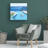 Petra Lizde  'Girl in Pool' Canvas Art - 4 of 4