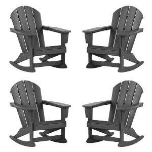WestinTrends  Outdoor Patio Porch Rocking Adirondack Chair - 1 of 4
