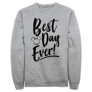 Men's Mickey & Friends Best Day Ever Sweatshirt - 1 of 4