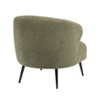 Sapphtopaz 1pc Luxury Accent Chair Boucle Upholstery Lounge Chair with High-Density Foam Seat Cushions, Living Room Chair Comfy Chair - 3 of 4