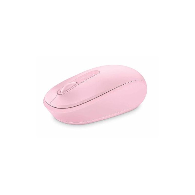 Microsoft Wireless Mobile Mouse 1850 Light Orchid Pink - Wireless Connectivity - USB 2.0 Nano Transceiver - Built-in Storage for Transceiver, 4 of 5