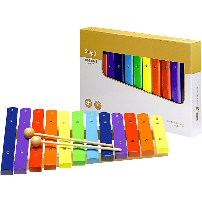 Stagg Xylophone 12-Keys - Rainbow Color, 1 of 3