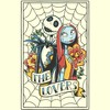 Men's The Nightmare Before Christmas Jack and Sally The Lovers Tattoo T-Shirt - 2 of 4
