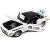 1967 Chevrolet Camaro SS Baldwin Motion Joel Rosen White w/Black Vinyl Top and Graphics 1/18 Diecast Model Car by Auto World - 2 of 4
