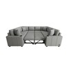 YOOCOZZ 108.7" U-shaped Sofa,Convertible Pull-out Sofa Bed with Built-in USB Charging Ports and Dual Cup Holders - 2 of 4
