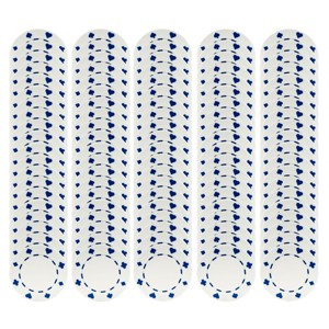 Poker Chips – 100-Piece Set of 11.5-gram Blackjack Chips with Suited Design by Trademark Poker (White) - 1 of 4