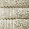 SEVOBAL Bath Towel and Washcloth Sets 12 Piece Quick Dry Cotton Towel Set with Treatment for Bathroom Use, taupe, 13.5"*9.5"*7.5" - 3 of 4