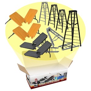 Deluxe Table & Ladder Deal for WWE & AEW Wrestling Action Figures - 1 of 2