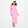 Women's Long Sleeve ButterBliss Maxi Bodycon Dress - Wild Fable™ - 2 of 3