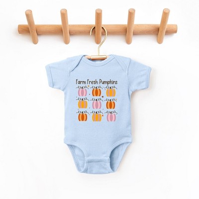 The Juniper Shop Farm Fresh Pumpkins Chart Baby Bodysuit