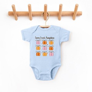 The Juniper Shop Farm Fresh Pumpkins Chart Baby Bodysuit - 1 of 2