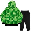 Minecraft Creeper Boys Hoodie and Sweatpants 2-Piece Set - Green, 5-6 - 4 of 4
