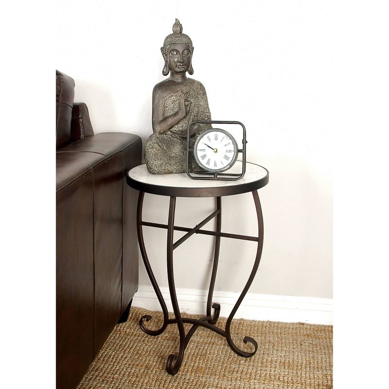 Traditional Accent Table Cream - Olivia &#38; May, 3 of 9
