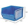 Quantum Storage Systems Magnum Bin, 19-3/4"L X 18-3/8"W X 11-7/8"H, 150 Lbs. Stack Capacity - 2 of 2