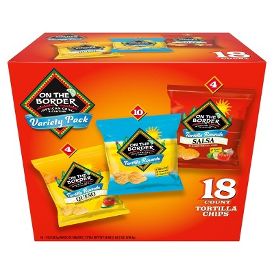 On the Border Variety Pack Tortilla Chips - 18oz