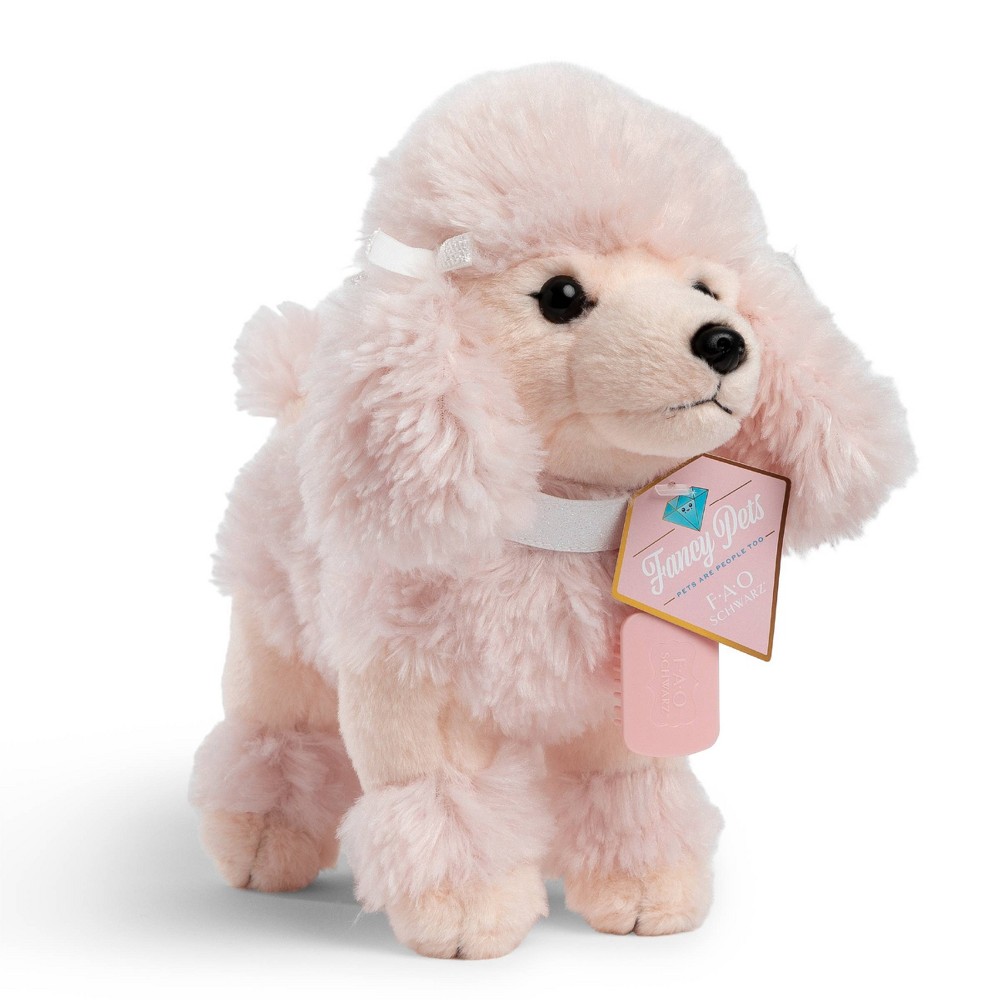 FAO Schwarz Toy Plush Fancy Poodle 10"