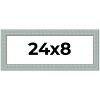 PosterPalooza | Panoramic Refined Blue Picture Frame - UV Acrylic, Foam Board Backing, Hanging Hardware - 2 of 4