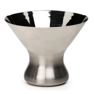 RSVP Endurance 18/8 Stainless Steel 8 Ounce Stemless Martini Glass