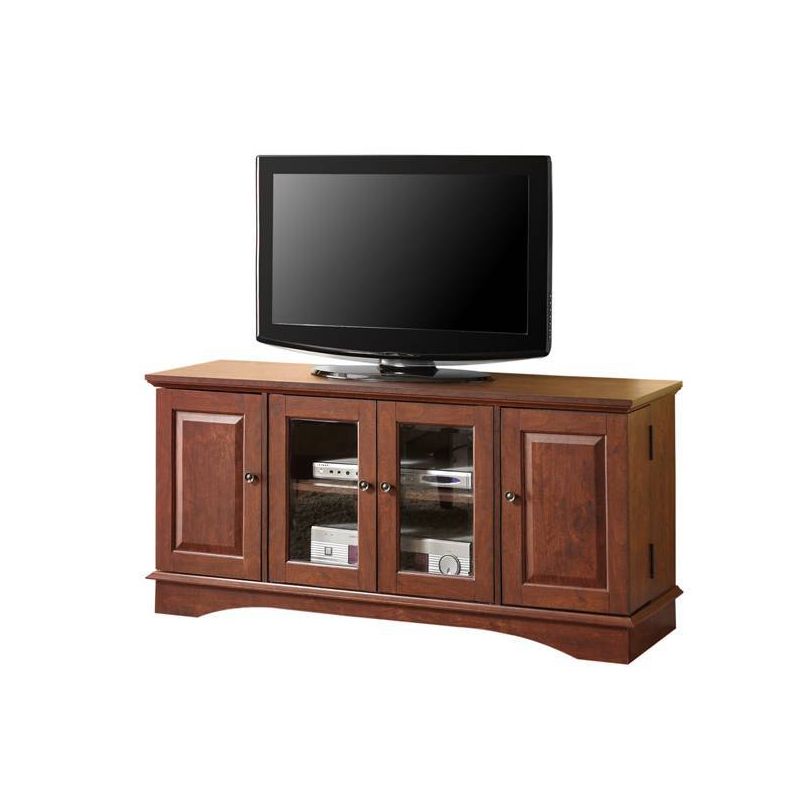4 Door Closed Storage TV Stand for TVs up to 55" - Saracina Home, 5 of 9