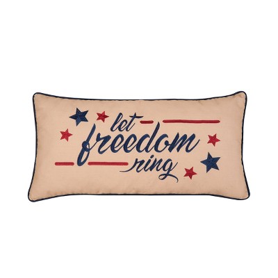 C&F Home 12" x 24" Levi July 4th Embroidered Pillow