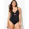 Swimsuits for All Women's Sweetheart Keyhole Underwire One Piece Swimsuit (Plus Sizes Available) - 4 of 4