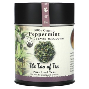 The Tao of Tea 100% Organic Herb Leaves, Peppermint, 2 oz (57 g) - 1 of 2