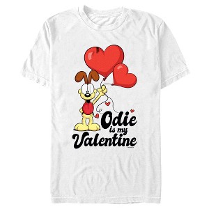 Men's Garfield Odie is My Valentine T-Shirt - 1 of 4