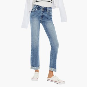 KanCan Essentials Kianna High Rise Slim Straight Leg Jeans - 1 of 4