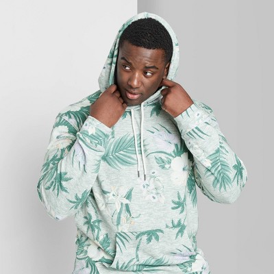 mens floral hoodie