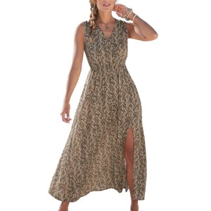 Women's Wrap Look Maxi Dress - LASCANA - 1 of 4