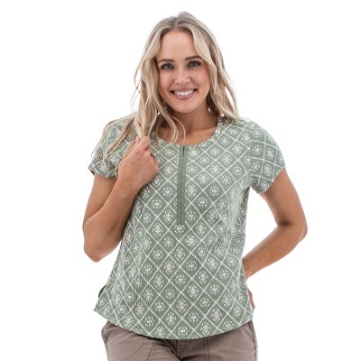 Aventura Clothing Women's Kristy Cap Sleeve Scoop Neck T-Shirt
