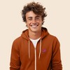 Dalix Donut Embroidered Hoodie Fleece Sweatshirt Zip Front Mens - 4 of 4