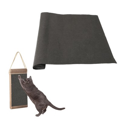 thumbnail interactive-video image 1 of UJONGE Cat Scratching Mat - 78.7x15.8 Self-Adhesive Couch Protector For Furniture 1 of 10