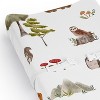 Sweet Jojo Designs Boy Girl Gender Neutral Unisex Changing Pad Sheet Watercolor Woodland Forest Animals Orange Green and Brown - 4 of 4