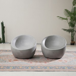 Moda Furnishings 2pcs Outdoor Terrafab Single Sofa - 1 of 4