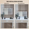 ELECWISH Lighted Vanity Mirror with Stand - 3-Color Adjustable - 4 of 4