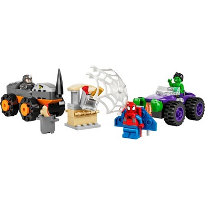 LEGO Marvel Hulk vs Rhino Monster Truck Showdown Set 10782_5