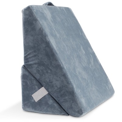 Adjustable Gray Memory Foam Bed Wedge Pillow