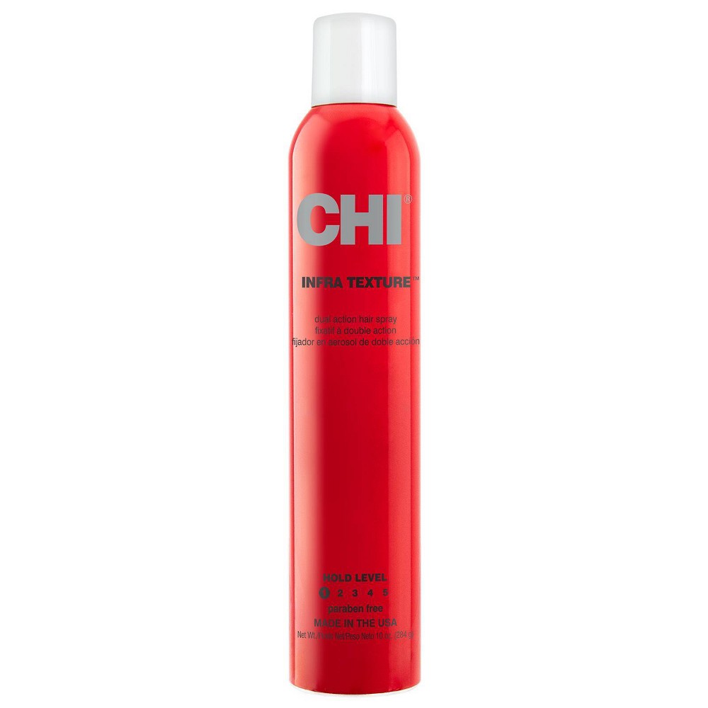 CHI Infra Texture Dual Action Hairspray - 10 fl oz: Securing Hair, Aerosol, All Hair Types