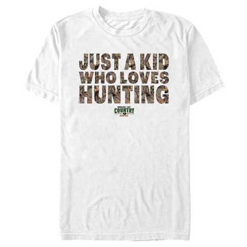 Men's Mossy Oak Just a Kid Who Loves Hunting T-Shirt - image 1 of 4