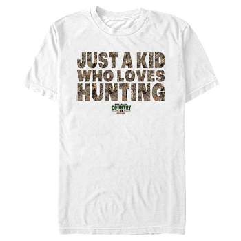 Men's Mossy Oak Just a Kid Who Loves Hunting T-Shirt