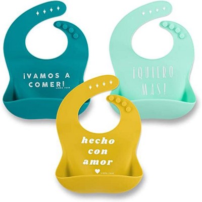 Simka Rose Silicone Baby Bibs