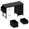 CAVINAS Home Office Desk Morden Computer Desk with 3 Drawers, Side Storage Pocket for Study and Work - 4 of 4