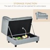 LOVMOR Luxury Fancy Dog Bed for Small Dogs with Hidden Storage - 3 of 4