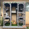 Aivituvin Medium Walk-in Cat Enclosure with Roof Tarp | Connects to Windows or Cat Doors-AIR37-M - 2 of 4