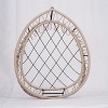 Mlmh & Kngwa 32.5"W Outdoor Hanging Egg Chair with Detachable Stand - 3 of 4