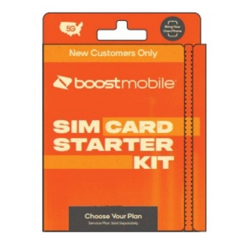 Boost Mobile Starter Sim Card Kit : Target